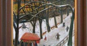 Sihlpark im Schnee
