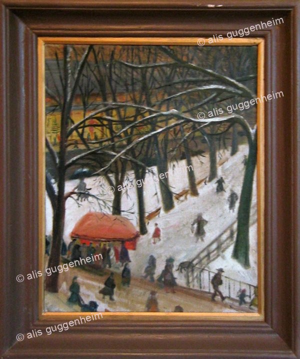 Sihlpark im Schnee