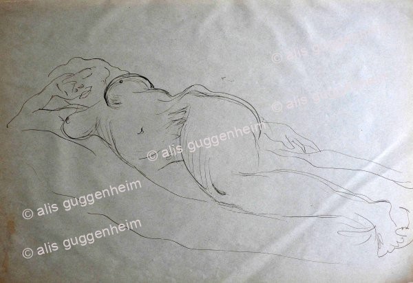 Liegender Frauenakt