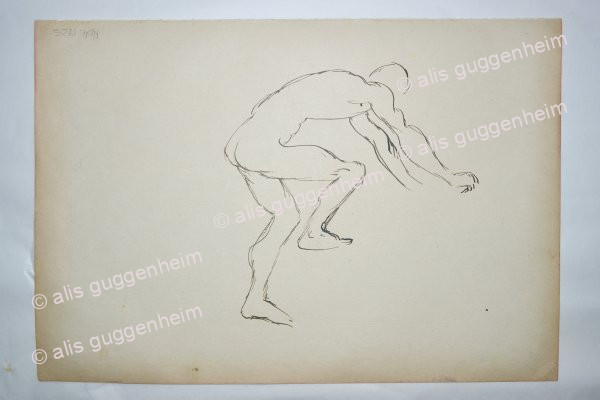 Kletternder Mann