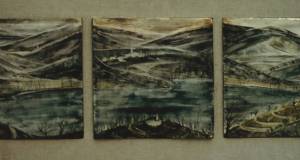 Trilogie Landschaft am See