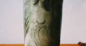 Vase bemalt