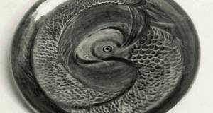 Teller mit Fischen