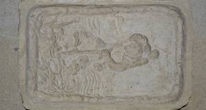 Christopherus mit Jesus und Katze