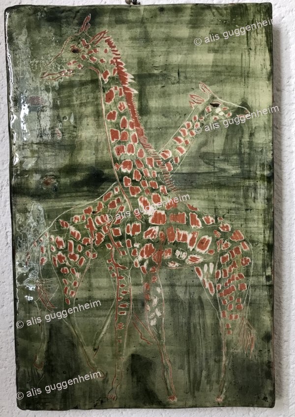 Zwei Giraffen